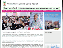 Tablet Screenshot of ahsaniacancer.org.bd